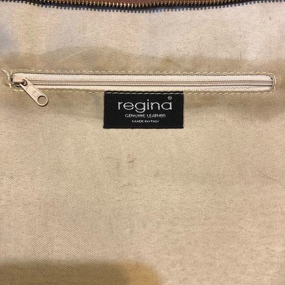 Regina Italian Leather Large Studded Tote/Shoulder Bag - Picture 8 of 14